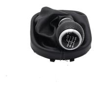 Auto Schaltknauf Hebel Für VW Für Touran Für Caddy MK2 2003 2004 2005 2006 2007 2008 2009 5/6 Gang Schaltknauf Aus Leder Schalthebelmanschette Zubehör(6 speed type 6)