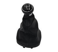 Auto Schaltknauf Hebel Für VW Für Touran Für Caddy MK2 2003 2004 2005 2006 2007 2008 2009 5/6 Gang Schaltknauf Aus Leder Schalthebelmanschette Zubehör(6 speed type 7)