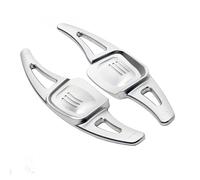 Auto Schaltwippen Aluminium Auto Lenkrad Shift Paddle Shifter Verlängerung Paddel Gerät Kompatibel Mit VW Für T-cross Für Passat B8 Für GTI(Silver)