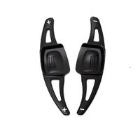 Auto Schaltwippen Aluminium Auto Lenkrad Shift Paddle Shifter Verlängerung Paddel Gerät Kompatibel Mit VW Für T-cross Für Passat B8 Für GTI(Black)