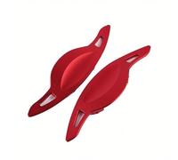 Auto Schaltwippen Paddle Shifter Kompatibel Mit Nissan Für Pathfinder Für Qashqai J12 2022-2023 Auto-Lenkrad-Schaltwippen Shifter-Verlängerungsabdeckung(Red)