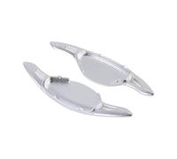 Auto Schaltwippen Paddle Shifter Kompatibel Mit Nissan Für Pathfinder Für Qashqai J12 2022-2023 Auto-Lenkrad-Schaltwippen Shifter-Verlängerungsabdeckung(Silver)