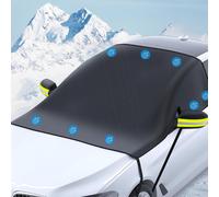 Auto Scheibenabdeckung XXL Frontscheibenabdeckung Winter Frostschutz mit Magnet