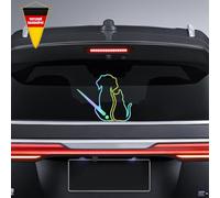 Auto Scheibenwischer Aufkleber lustiges Katzen-Design wasserdicht für Heckscheib