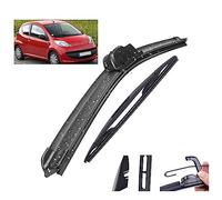 Auto Scheibenwischer für Peugeot 107 2005-2014,Vorne + Hinten Wischer Klingen,Wischblatt Wischerblätter,hervorragende Sicht auf der Straße