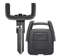 Auto Schlüssel 2 Tasten Gehäuse + YM28 Rohling für Opel Funk Fernbedienung