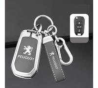 Auto Schlüssel Cover für Peugeot 508 SW 2023 2024,Zinklegierung Autoschlüssel Gehäuse Autoschlüssel Shell Autoschlüssel Hülle Schutz-Hülle für Autoschlüssel Antikollisions Anti Fall Autozubehör