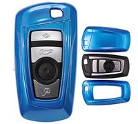 Auto Schlüssel Cover Hülle Blau für Hyundai i40 Tucson i30 Elantra Kia Sportage
