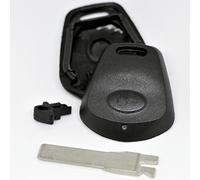 Auto Schlüssel Funk Fernbedienung 1x Gehäuse 1 Taste + 1x Rohling HAA kompatibel mit Porsche