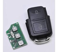Auto Schlüssel Funk Fernbedienung 1x Gehäuse + 1x 434 MHz Sender Sendeeinheit 1J0959753AG + 1x Batterie kompatibel mit VW Seat
