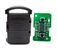 Auto Schlüssel Funk Fernbedienung 1x Gehäuse + 1x 434 MHz Sender Sendeeinheit + 1x Batterie kompatibel mit Opel