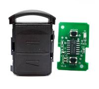 Auto Schlüssel Funk Fernbedienung 1x Gehäuse + 1x 434 MHz Sender Sendeeinheit + 1x Batterie kompatibel mit Opel