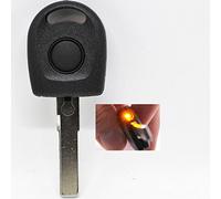 Auto Schlüssel Funk Fernbedienung 1x Gehäuse + 1x Knopfzelle + 1x LED + 1x Rohling HAA für VW SEAT Skoda