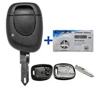Auto Schlüssel Funk Fernbedienung 1x Gehäuse + 1x Rohling NE73 + 1x CR1220 Batterie für Renault
