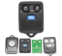 Auto Schlüssel Funk Fernbedienung 1x Gehäuse + 1x Tastenfeld + 1x 434 MHz Sender Sendeeinheit + 1x Batterie kompatibel mit Ford