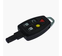 Auto Schlüssel Funk Fernbedienung 1x Smartkey Gehäuse + 1x Notschlüssel Rohling kompatibel mit Volvo