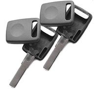 Auto Schlüssel Funk Fernbedienung 2X Gehäuse + 2X fest eingegossener Rohling für Audi