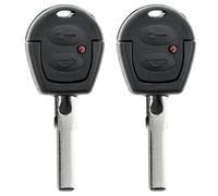 2x Auto Schlüssel Rohling für VW SEAT SKODA Fernbedienung Gehäuse HU66