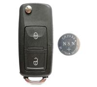 Auto Schlüssel Gehäuse 2 Tasten Funkschlüssel passend f. VW Golf Volkswagen