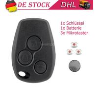 Auto Schlüssel Gehäuse + Batterie Für Renault Clio Master Trafic Twingo Dacia