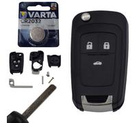 Auto Schlüssel Gehäuse +BATTERIE passend für Opel Astra Corsa Insignia Vectra