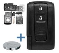 Funk Fernbedienung Gehäuse Smartkey Schlüssel TOY43 Not + Batterie für Toyota