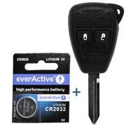 Auto Schlüssel Gehäuse für Chrysler Jeep Dodge 2 Tasten Fernbedienung