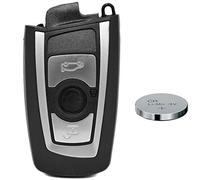 Auto Schlüssel Smartkey Funk Fernbedienung Sender 3 Tasten Gehäuse + CR2450 Batterie für BMW