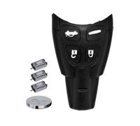 Auto Schlüssel Smartkey Funk Fernbedienung Sender 4 Tasten Gehäuse + CR3032 Batterie + 3X Mikrotaster kompatibel mit SAAB