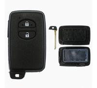 Auto Schlüssel Smartkey Funk Fernbedienung Sender Gehäuse + Notschlüssel Rohling kompatibel mit Toyota