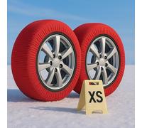 Auto-Schneesocken, geprüft nach EN 16662-1 2020, einfache Montage in 2 Minuten, 6 Größen erhältlich (XS)
