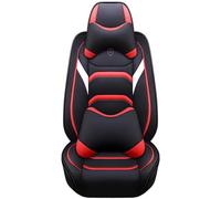 Auto-Schonbezüge Für Kia Für Ceed Für RIO 3 4 Für Sportage 2011-2019 Leder Auto Sitzbezug Zubehör Accessories(Rot,Deluxe Edition.)