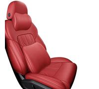 Auto-Schonbezüge Für Kia Für Sportage 2023 Custom Fit Auto Sitzbezug Zubehör Wasserdichte Kunstleder Accessories(Rot,DE)