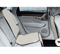 Auto Schutzdecken für Autositze Autoabdeckungen - perfekte Sitz Schutz - Beige - Autositzschoner, Kindersitzunterlage mit dickster Polsterung aus Kunstleder wasserdicht