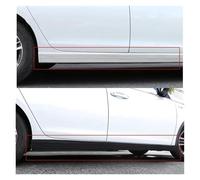 Auto Seitenschweller 100CMx8CM Karosserie Anti Scratch Dirty Schutzkleber Aufkleber Türkantenschutz Dekorative Streifen Schritt(1PCS White)