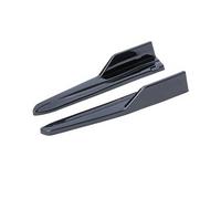 Auto Seitenschweller Für Toyota Für Camry Neunten 2024 2025 Auto Hinten Stoßstange Seite Splitter Spoiler Canards Kotflügel Dekoration ABS Körper Kits(Glossy Black)
