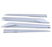 Auto Seitenschweller-Set ABS Chrom Auto Körper Tür Seite Molding Bar Abdeckung Trim Für Toyota Für Sienna XL40 4th Generation 2021-2026 Auto Seitenschweller(Glossy silver 4Piece)