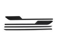 Auto Seitenschweller-Set Außenzubehör ABS-Kohlefaser-Seitentür-Körper-Formleisten-Dekorationsabdeckungs-Ordnung Auto-Styling Für Toyota Für Tundra 2022 2023 Auto Seitenschweller(Matte Black)