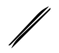 Auto Seitenschweller-Set Für Toyota Für AURIS 2013-2019 Racing Styling Auto Körper Dekor Vinyl DIY Aufkleber Sport Streifen Sowohl Seite Tür Rock Auto Seitenschweller(Glossy Black)