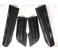 Auto Seitenschweller-Set Für Toyota Für Hilux Für Revo Für Rocco 2021 2022 2023 ABS Matte Schwarz Auto Seite Rock Stoßstange Tür Körper Trim Abdeckung Auto Seitenschweller