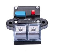 Auto Sicherungshalter, Asudaro 12V / 24V Überlastschutz Inline Auto Leistungsschalter 50A-300A Auto Sicherungskasten Wechselrichter mit Wasserdichter Abdeckung für Schiffe, LKWs, Busfahrzeuge, # 200a