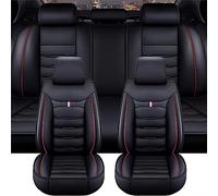 Auto Sitzbezüge für Opel Mokka B/GS Line+/ Ultimate 2021 2022 2023 2024, Car Seat Covers Autositzbezüge Sitzschoner Auto Zubehör Innenraum,Black-Red