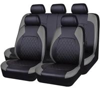 Auto Sitzbezüge Set Autositzbezüge für Lexus UX SUV UX 200 /UX 250h /UX 260h, Leder Sitzschoner Komplettset Autositzbezüge Wasserdicht Protektoren Zubehör,Grey