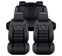 Auto Sitzbezüge Set für Audi A6 C4 4A A6 C5 4B A6 C6 4F A6 C7 4G A6 C8 Avant Allroad A8 D2 A8 D3 A8,5 Sitzer Autositzbezug Wasserdicht und Rutschfest,Autositzschoner aus PU Leder für Vorne und Hinten