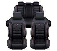 Auto Sitzbezüge Set für Audi A6 C4 4A A6 C5 4B A6 C6 4F A6 C7 4G A6 C8 Avant Allroad A8 D2 A8 D3 A8,5 Sitzer Autositzbezug Wasserdicht und Rutschfest,Autositzschoner aus PU Leder für Vorne und Hinten