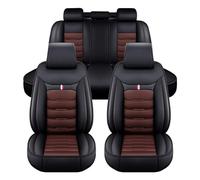 Auto Sitzbezüge Set für Audi A6 C4 4A A6 C5 4B A6 C6 4F A6 C7 4G A6 C8 Avant Allroad A8 D2 A8 D3 A8,5 Sitzer Autositzbezug Wasserdicht und Rutschfest,Autositzschoner aus PU Leder für Vorne und Hinten