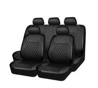 Auto Sitzbezüge Set für BMW 2 Series Gran Tourer 216d F46/218d F46 2015-2023 2024, Wasserdicht Autositzbezüge PU-Leder Sitzschoner Vordersitze Und Rücksitze Innenraum Zubehör,9pcs Set,Black