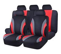 Auto Sitzbezüge Set für Lexus UX 200/UX 250h/UX 300h/300e, Vorne Und Hinten Auto-Schonbezüge VerschleißFest Auto Sitzschutz Zubehör,E/Red