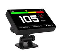 Auto Smart HUD Display Dashboard Heads-Up Windschutzscheibe Tacho Müdigkeit Fahren Alarm GPS Kompass Spannungs Messung