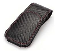 Auto Sonnenblende Brillenhalter für Nissan Qashqai 3 (J12) 2021-2027, Sonnenbrillenhalter Magnetische Brillenclip Visier Brille Halterung Innen Zubehör,D/Carbon Fiber Black